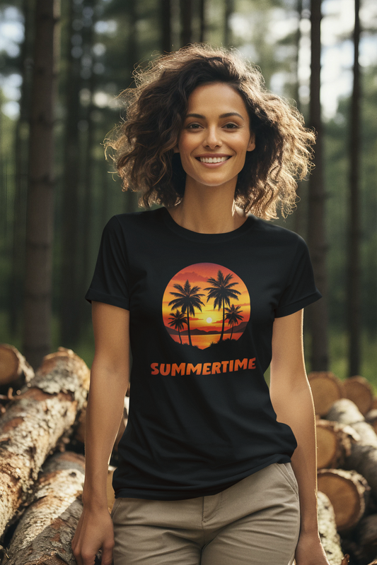 Damen T-Shirt Summertime and Sunset