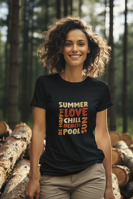 Damen T-Shirt Summer Chill