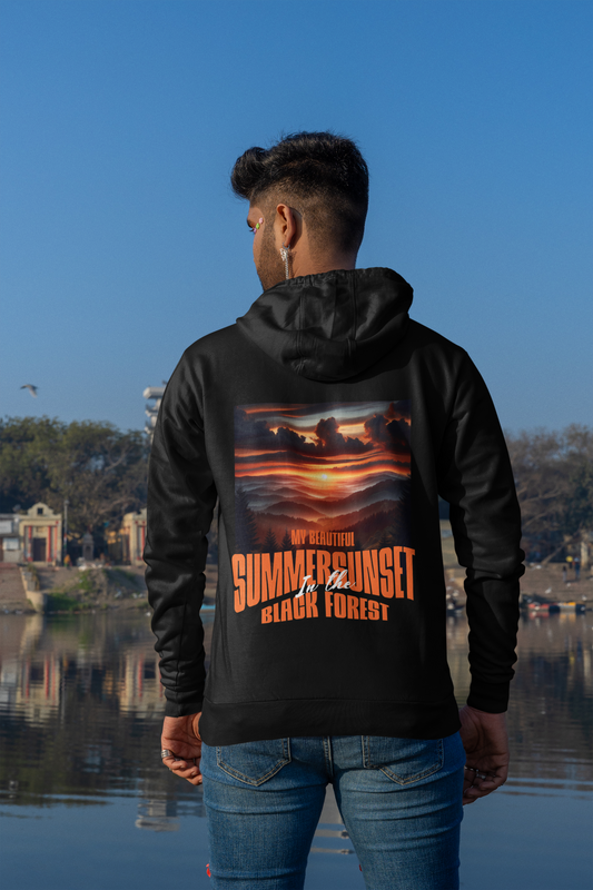 Hoodie Summer Sunset Backprint