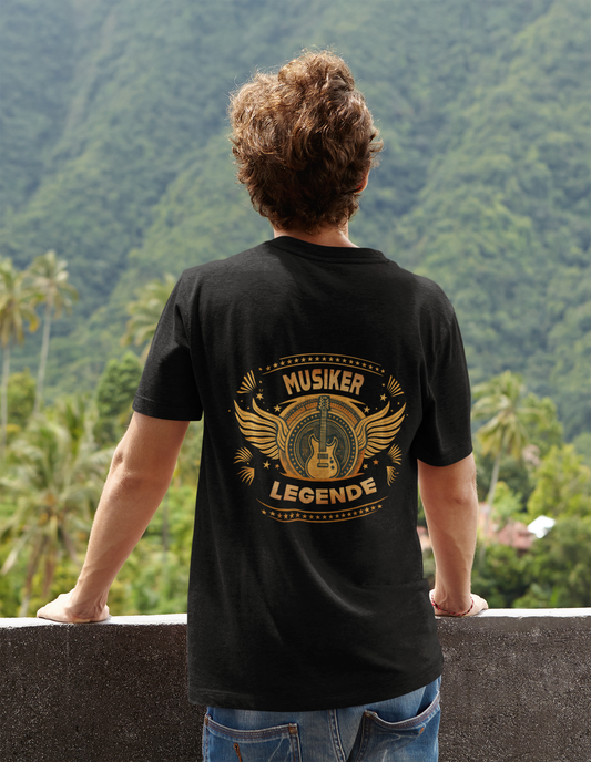 Musiker Legende_Backprint_Basic Shirt Unisex