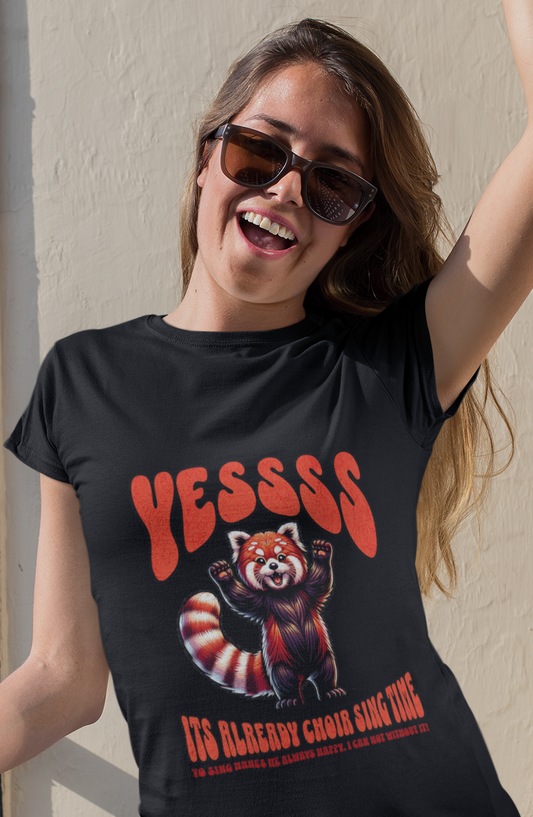 Damen T-Shirt Choir sing time