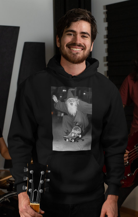 Hoodie Happy skateboarding Wizard Glücklicher_skateboardender_Zauberer