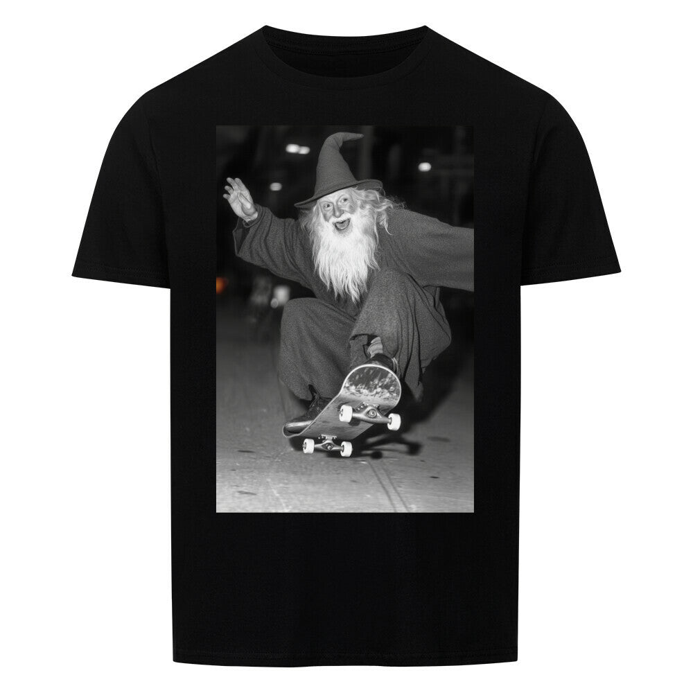 T-Shirt Unisex Happy skateboarding Wizard Glücklicher_skateboardender_Zauberer