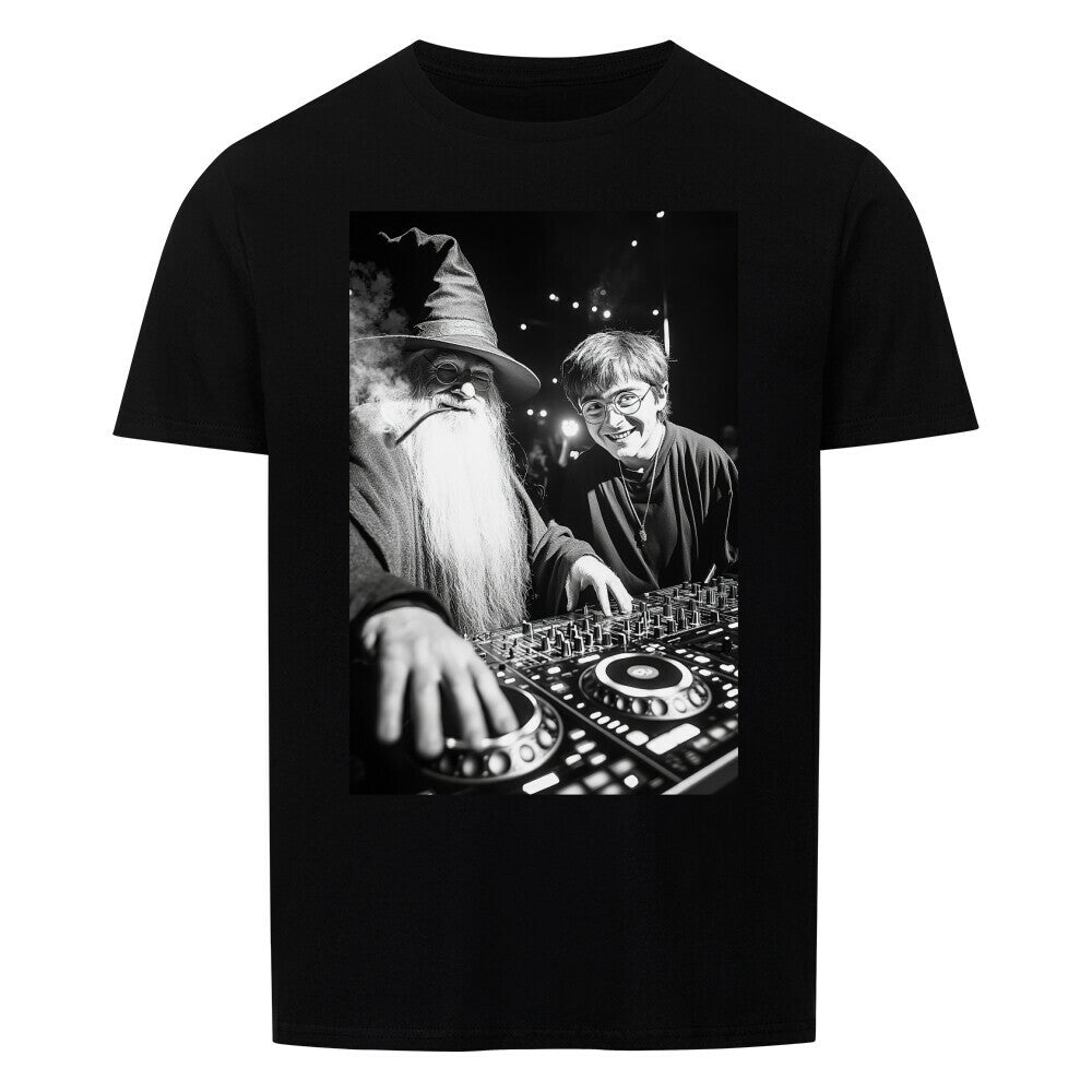T-Shirt Unisex Wizard DJ Music Maker Cooler Zauberer Musik Maker 
