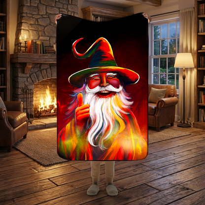 Fleecedecke - Happy Wizard