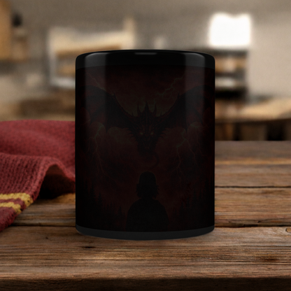 Zaubertasse Mystice Darkworld with Dragon