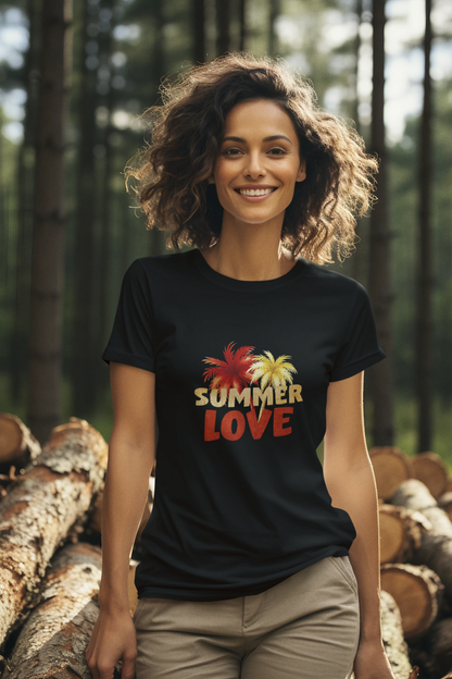 Damen T-Shirt Summer Love