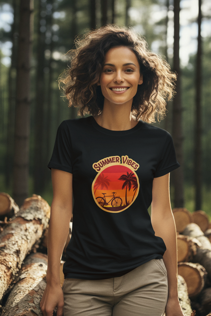 Damen T-Shirt Summer Vibes