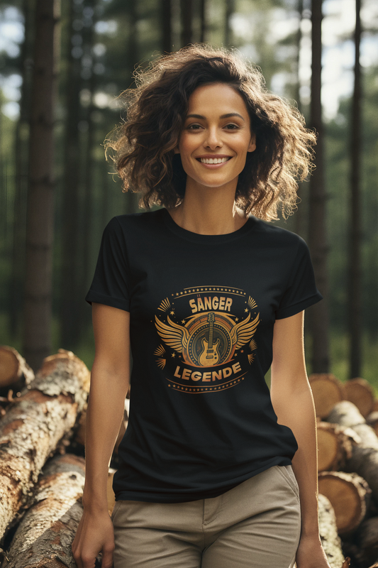Damen T-Shirt Sänger Legende