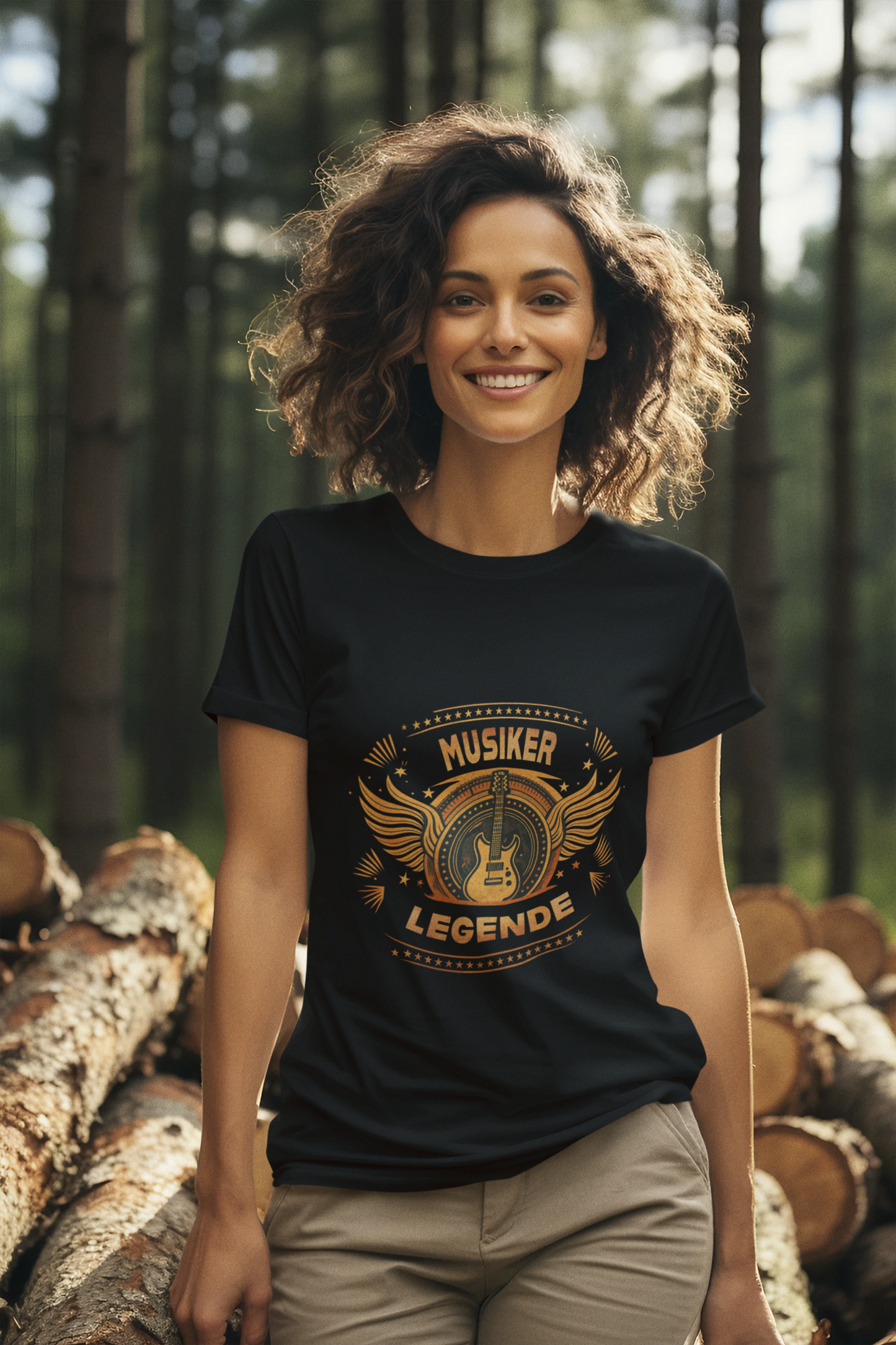 Damen T-Shirt Musiker Legende