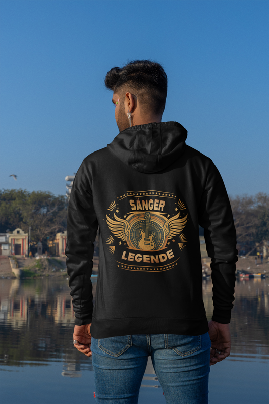 Hoodie Sänger Legende Backprint