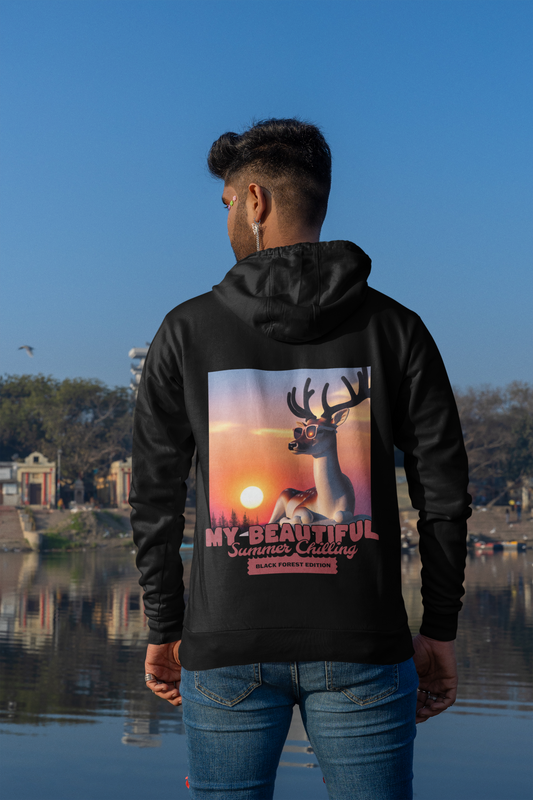 Hoodie My beautiful Summer chilling Backprint