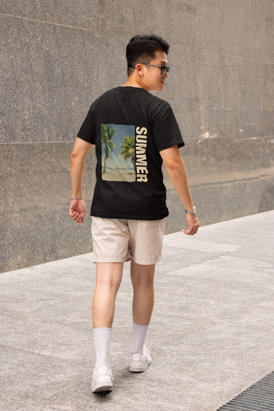 Summer Time_Backprint_Basic Shirt Unisex