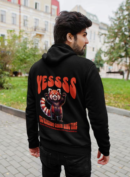 Hoodie Choir sing time Backprint