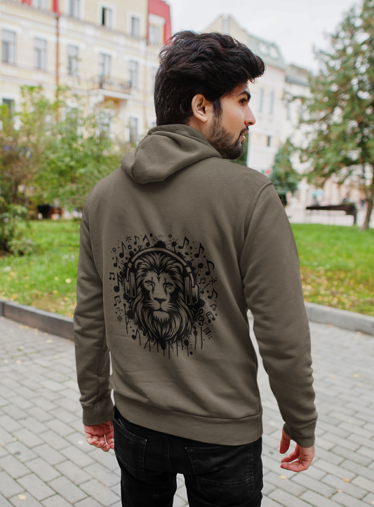 Hoodie Music Lion Backprint