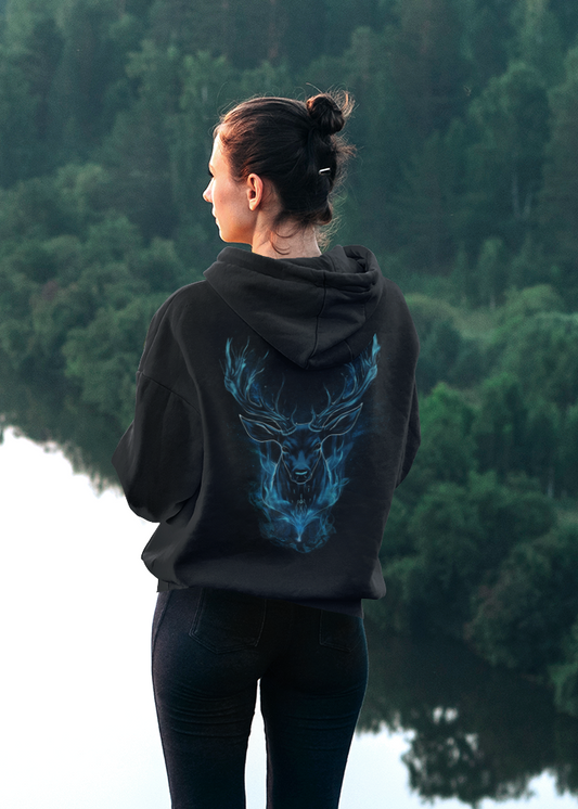 Hoodie Magic Blue Hunt Backprint