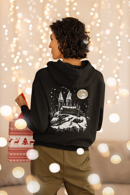 Hoodie  Winter Magic Castle Backprint