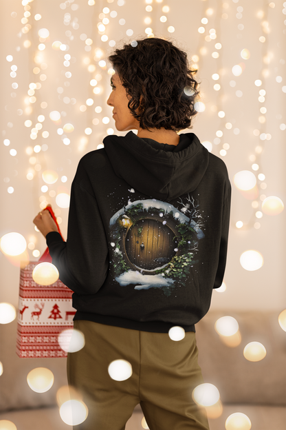 Hoodie Winter Magic Door Backprint