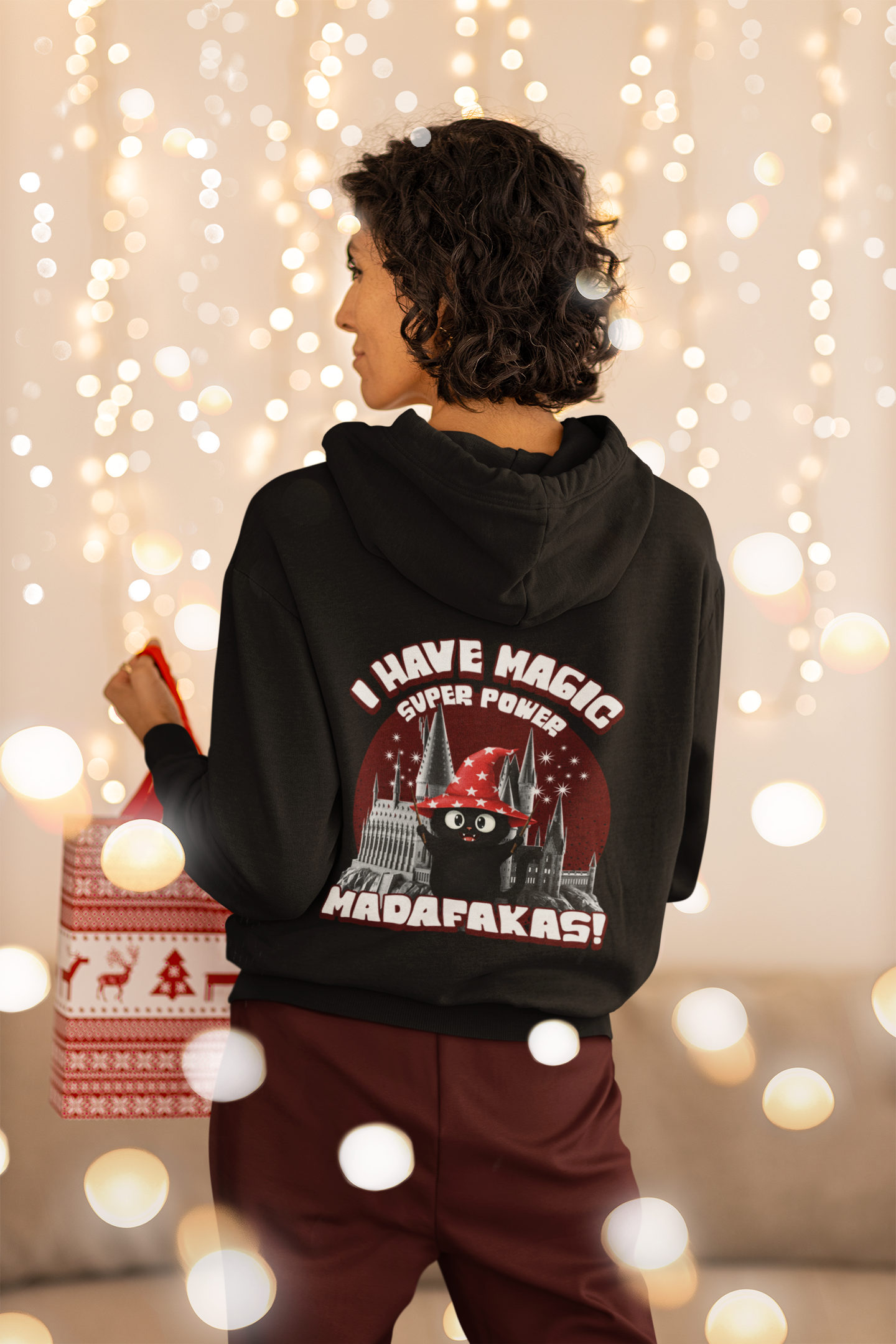 Hoodie Magic Super Power Backprint