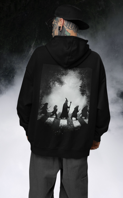 Hoodie Walking Wizard Backprint
