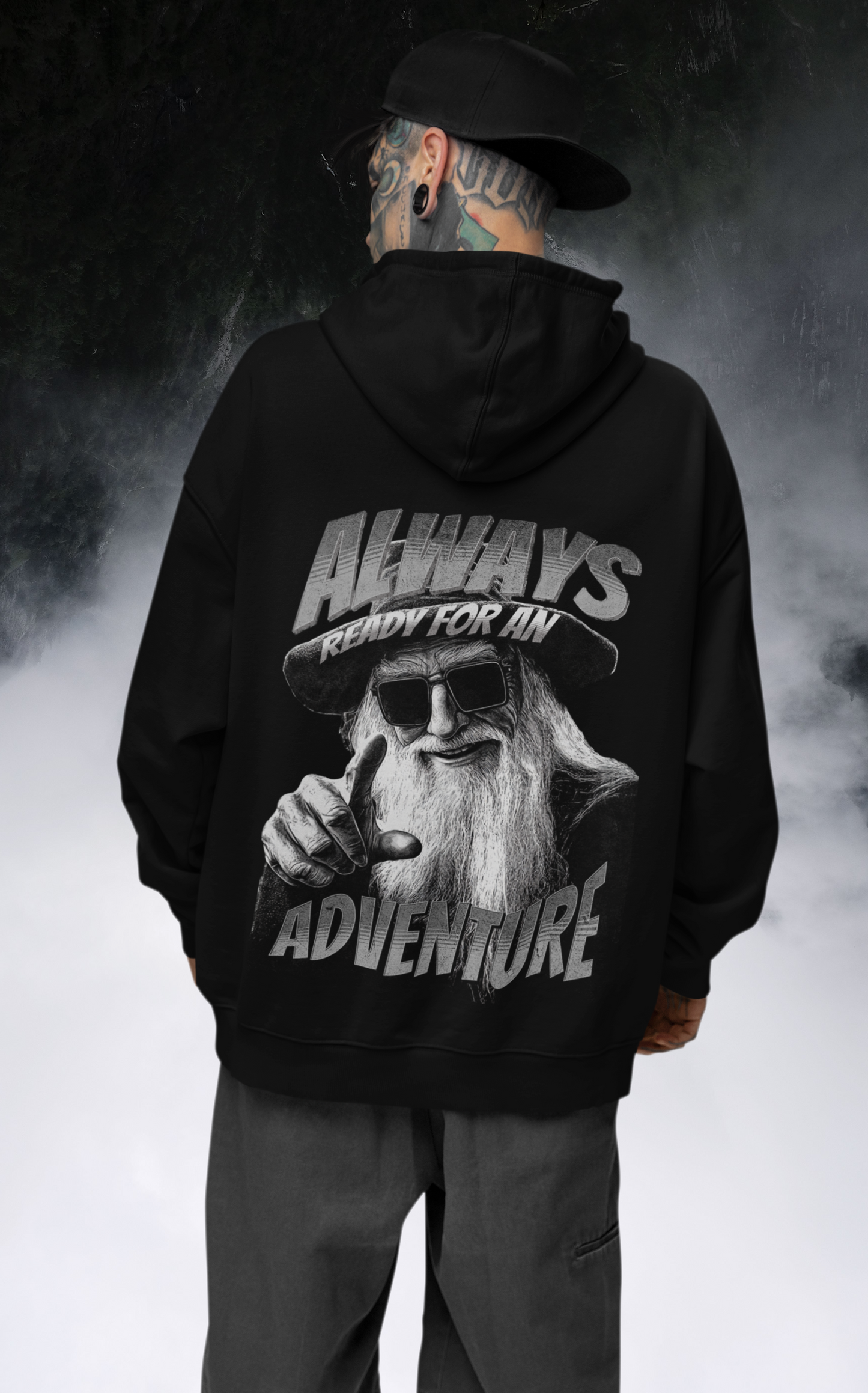 Hoodie Ready for an Adventure Backprint