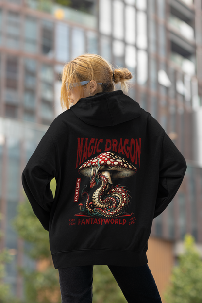 Hoodie Magic Dragon Backprint