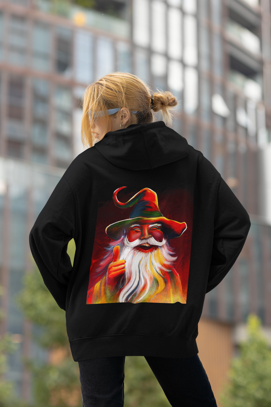 Hoodie Happy Wizard Backprint