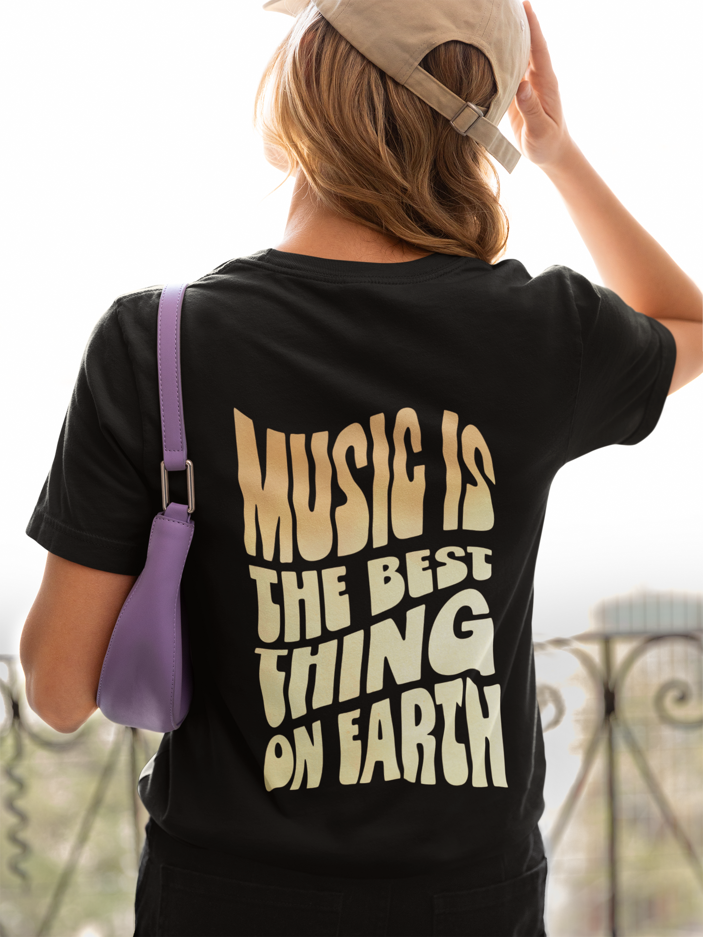 Damen T-Shirt Best Thing on Earth Backprint