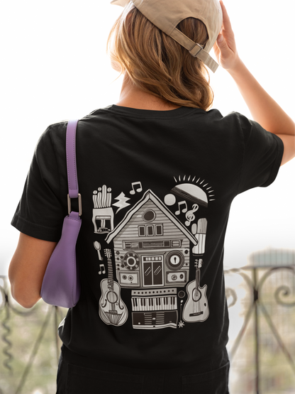 Damen T-Shirt Music House