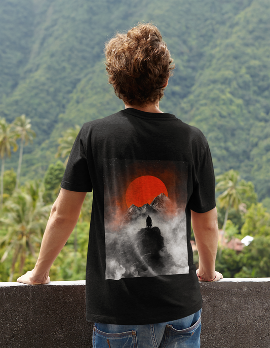 Epic Mountain Backprint_Basic Shirt Unisex