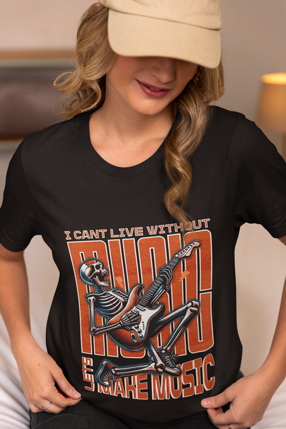 Damen T-Shirt Make Music