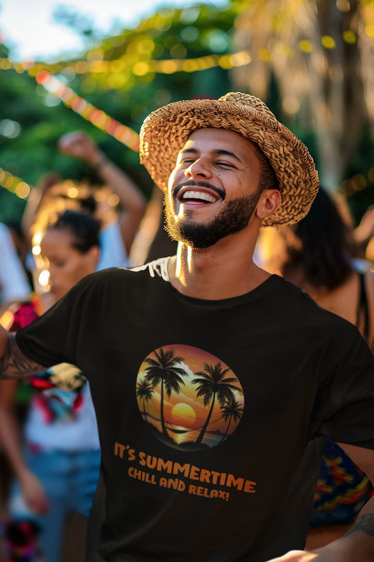 Summertime_Chill_Basic Shirt Unisex