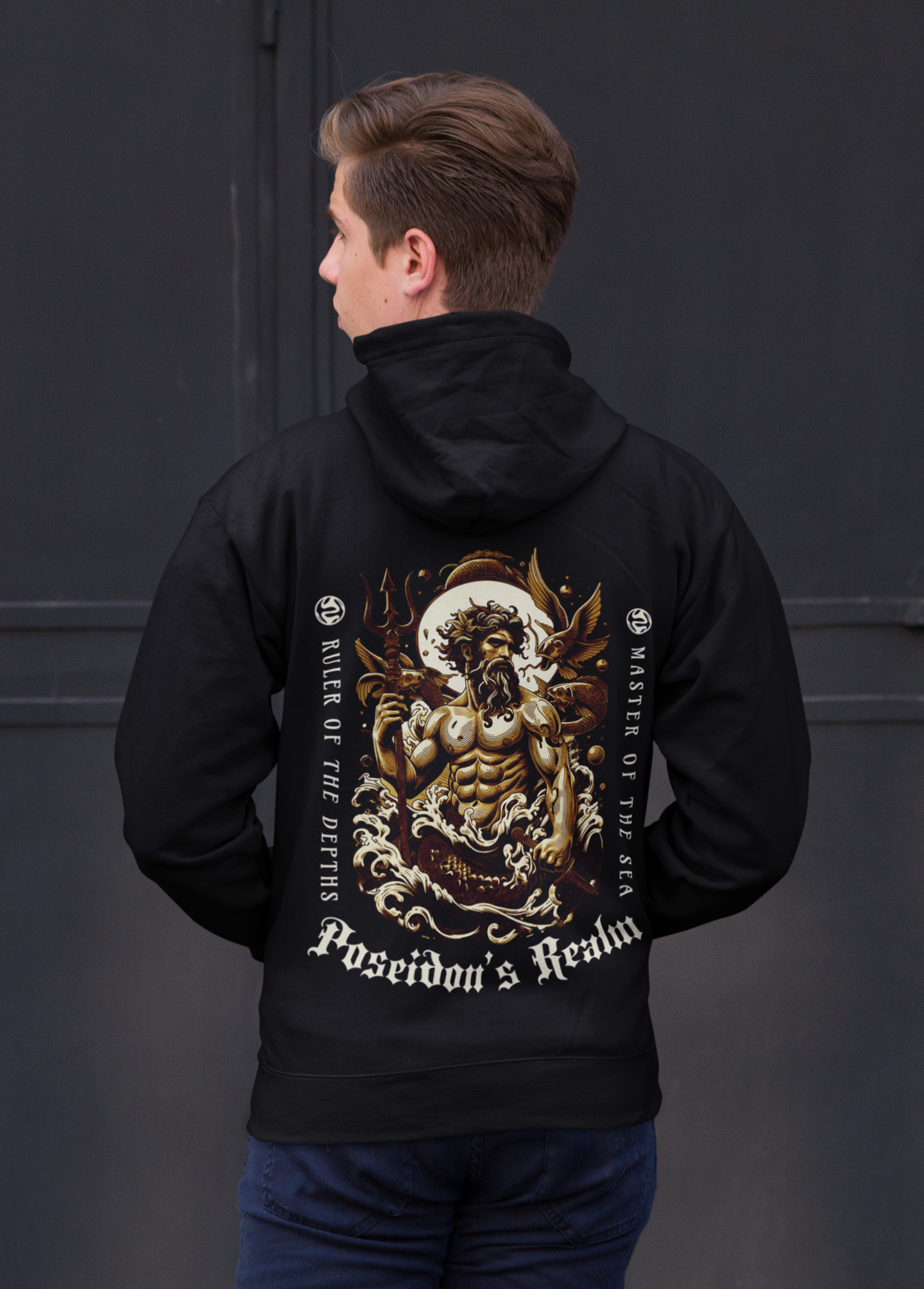 Hoodie Poseidon Backprint