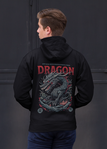 Hoodie Dragon Backprint