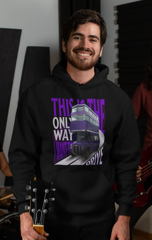 Hoodie Purple Magic Bus