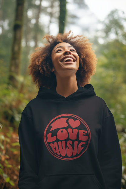 Hoodie I Love Music