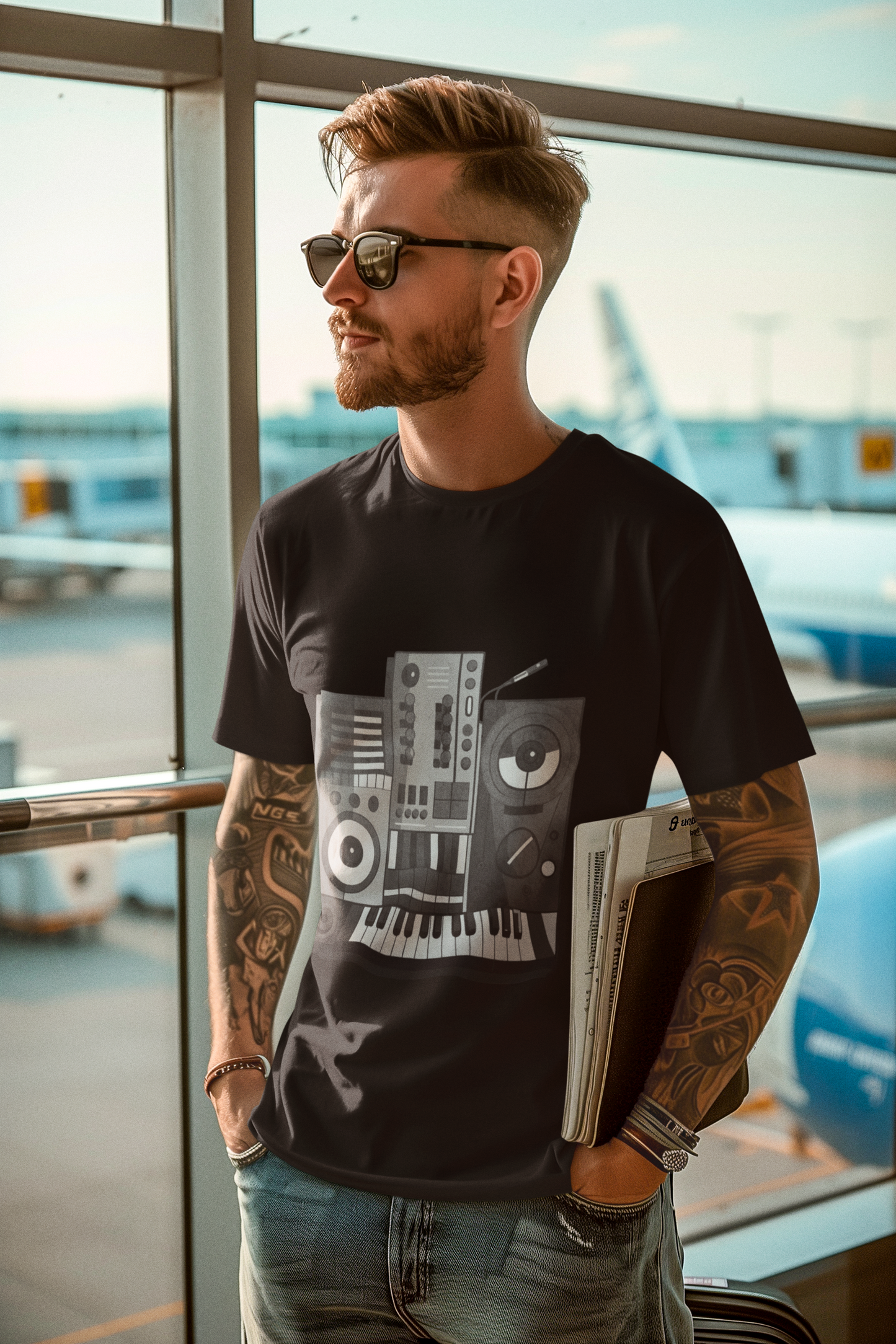 Music Piano_Basic Shirt Unisex