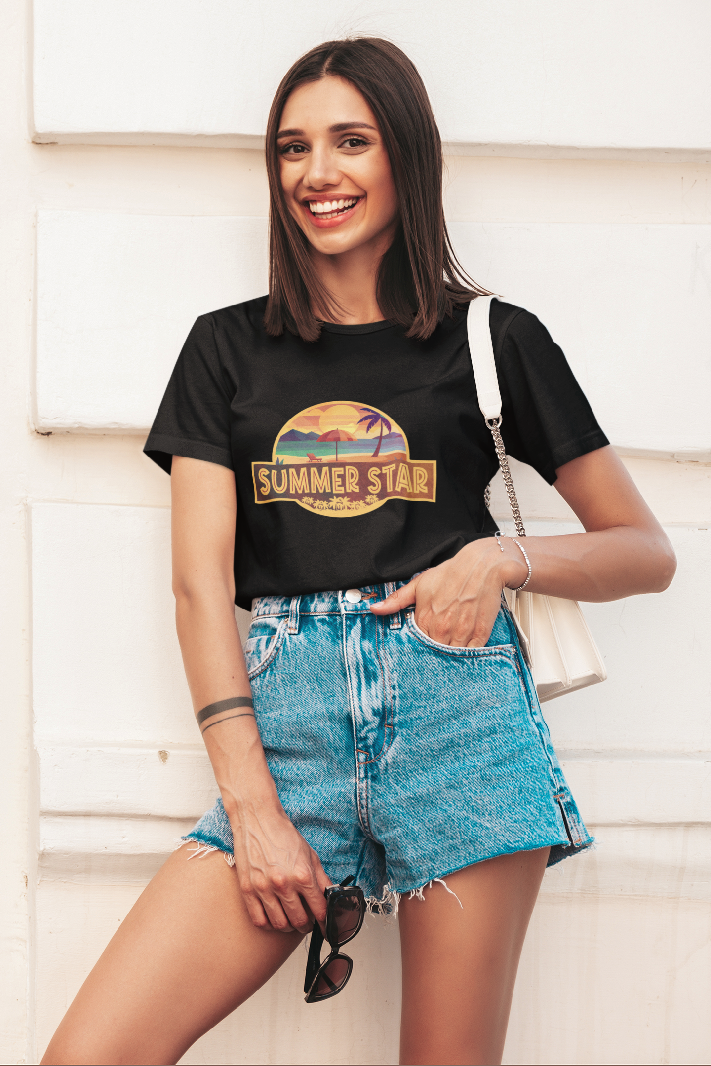 Damen T-Shirt Summer Star