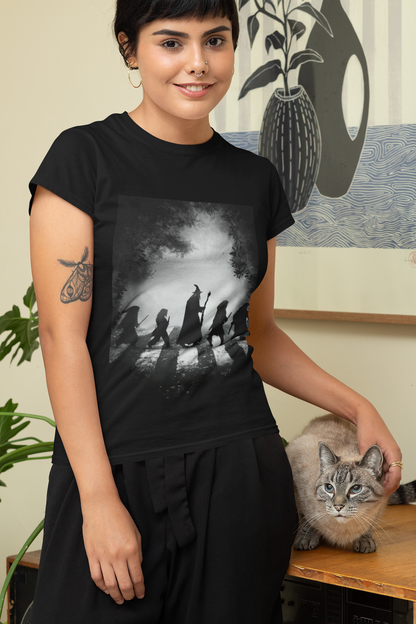 Damen T-Shirt Walking Wizard