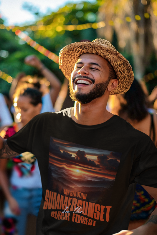 Summer Sunset Basic Shirt Unisex