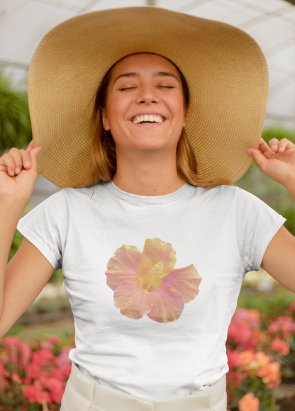 Damen T-Shirt Flower