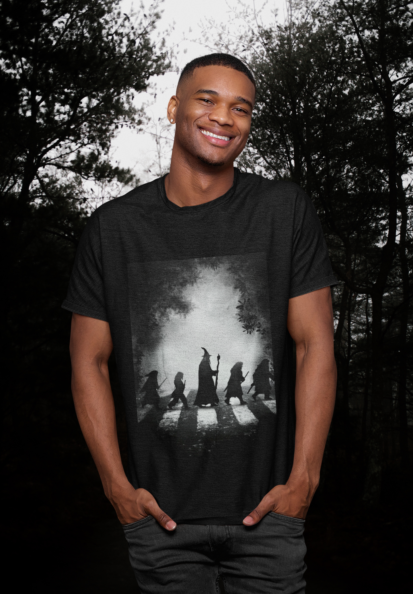 Walking Wizard Basic Shirt Unisex